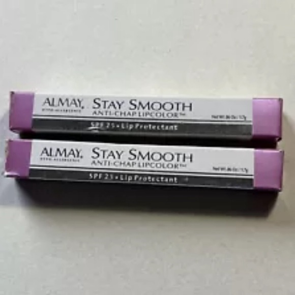 2x ALMAY Stay Smooth Anti-Chap Lipcolor w/ SPF 25 - Lip Protectant #27 LAVENDER - Picture 2 of 6